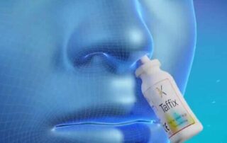 Taffix, è uno spray nasale a base di polvere (PBI) che impedisce ai virus di entrare nei dotti nasali